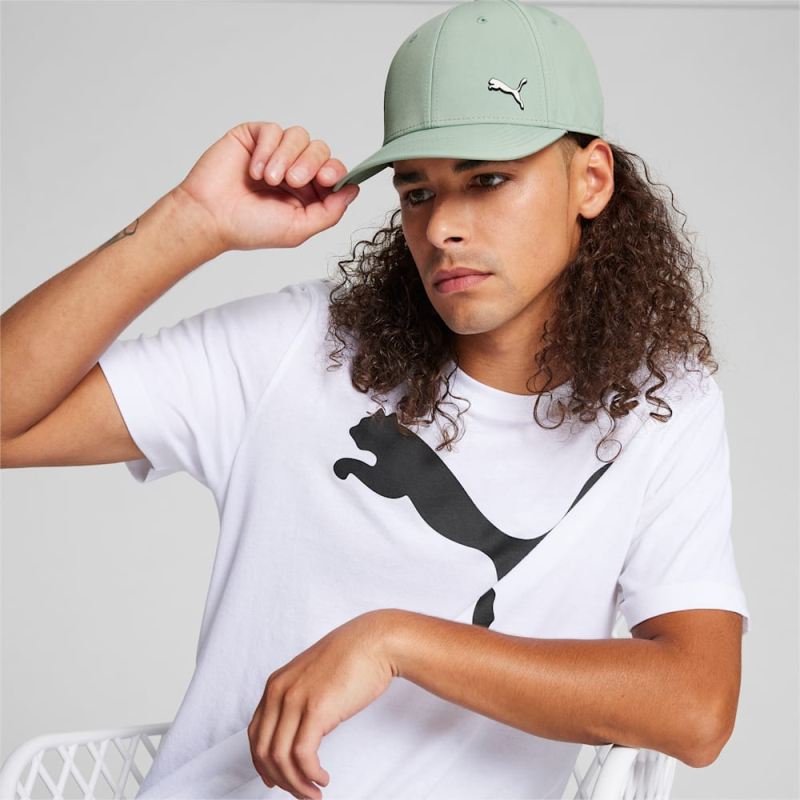 Puma | Men's Sonic Stretch Fit Baseball Hat - LT PASTEL GREEN