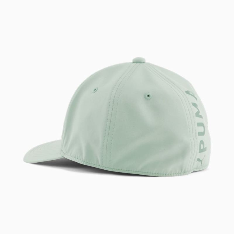 Puma | Men's Sonic Stretch Fit Baseball Hat - LT PASTEL GREEN