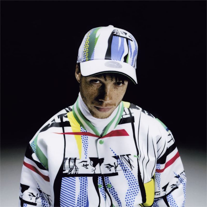 Puma | Men's BMW M Motorsport Long Sleeve Bomber Jacket - Grassy Green-AOP