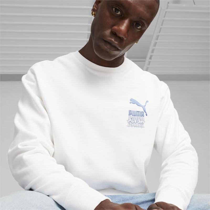 Puma | Men's BRAND LOVE Crew - White