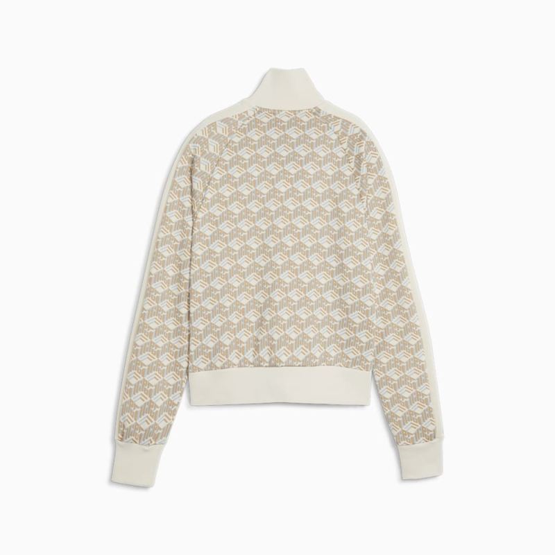 Puma | Women's T7 Track Jacket - Prairie Tan-AOP