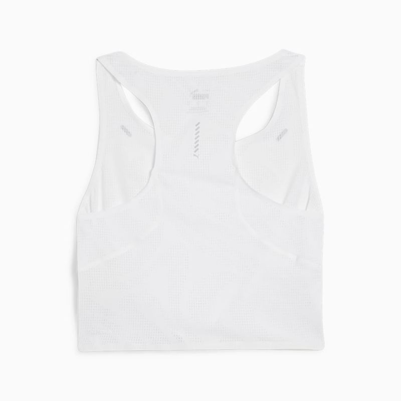 Puma | Women's RUN ULTRASPUN Running Crop Top - White