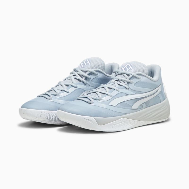 Puma | Women's STEWIE x TEAM Stewie 2 Basketball Shoes - Platinum Gray-White