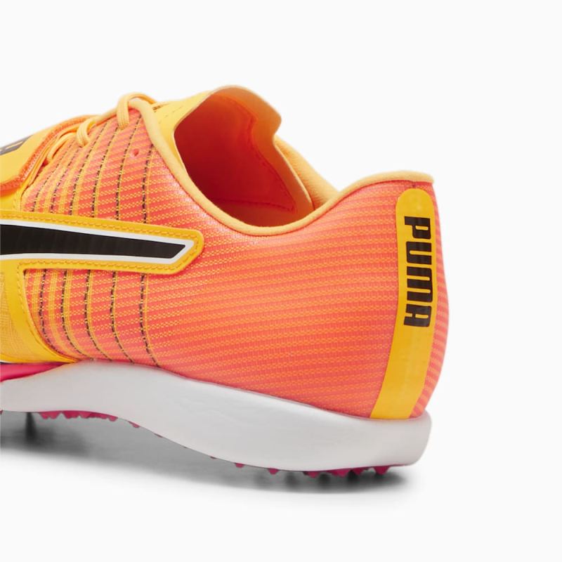 Puma | Women's evoSPEED NITRO Long-Jump 2 Track & Field Unisex Shoes - Sun Stream-Sunset Glow-Black