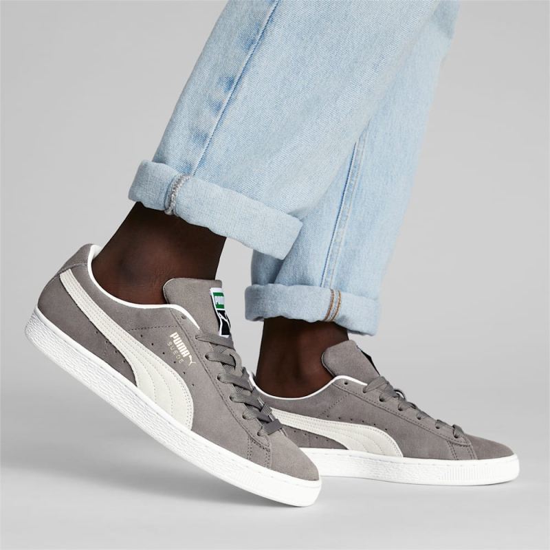 Puma | Women's Suede Classic XXI Sneakers - Steel Gray-White