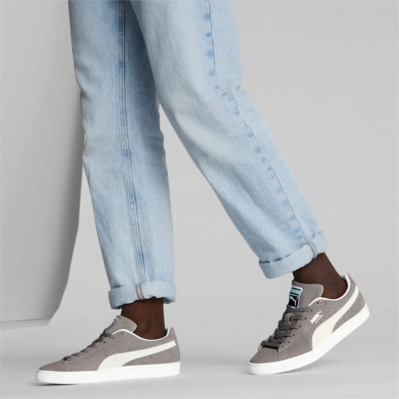 Puma | Women's Suede Classic XXI Sneakers - Steel Gray-White