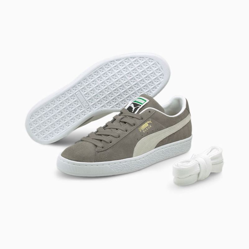 Puma | Women's Suede Classic XXI Sneakers - Steel Gray-White