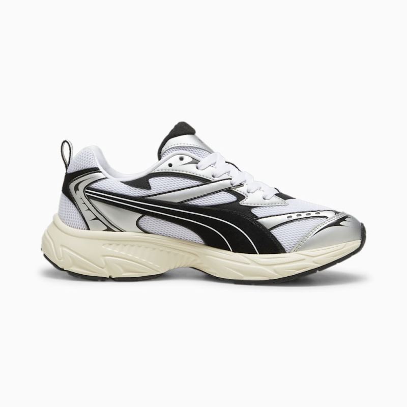 Puma | Men's Morphic Retro Sneakers - White-Black
