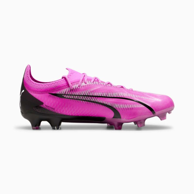 Puma | Men's ULTRA ULTIMATE FG/AG Soccer Cleats - Poison Pink-White-Black