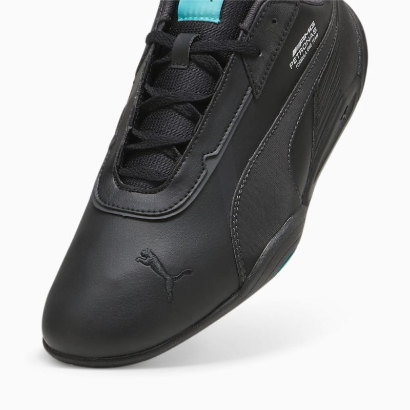 Puma | Men's Mercedes AMG-Petronas F1 R-Cat Machina Unisex Shoes - Black-Sheen Green