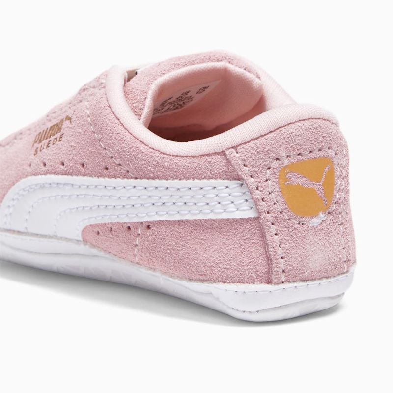 Puma | Girls Suede Classic Crib Toddlers Shoes - Pearl-White