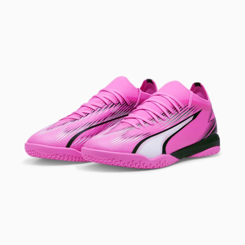Puma | Men's ULTRA MATCH IT Soccer Cleats - Poison Pink-White-Black