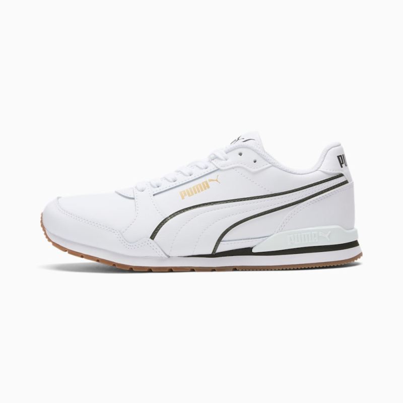Puma | Men's ST Runner v3 Bold Sneaker - White-Forest Night
