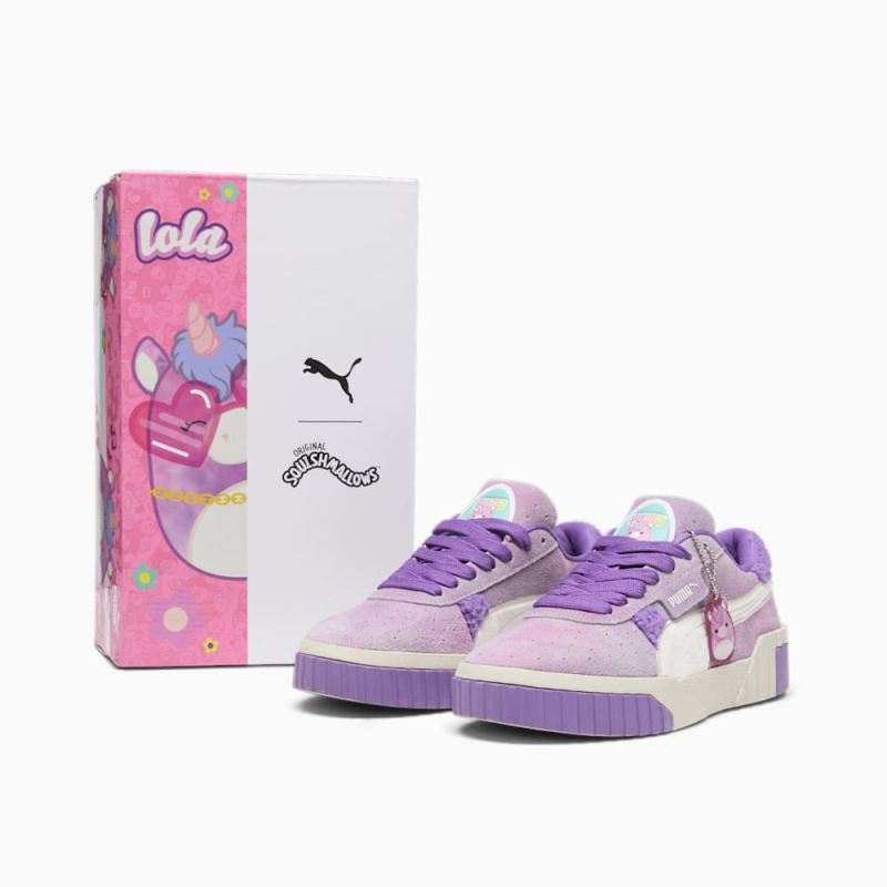 Puma | Girls Puma | Girls x SQUISHMALLOWS Cali Lola Big Kids Sneakers - Poison Pink-Fast Pink-Ultra Violet