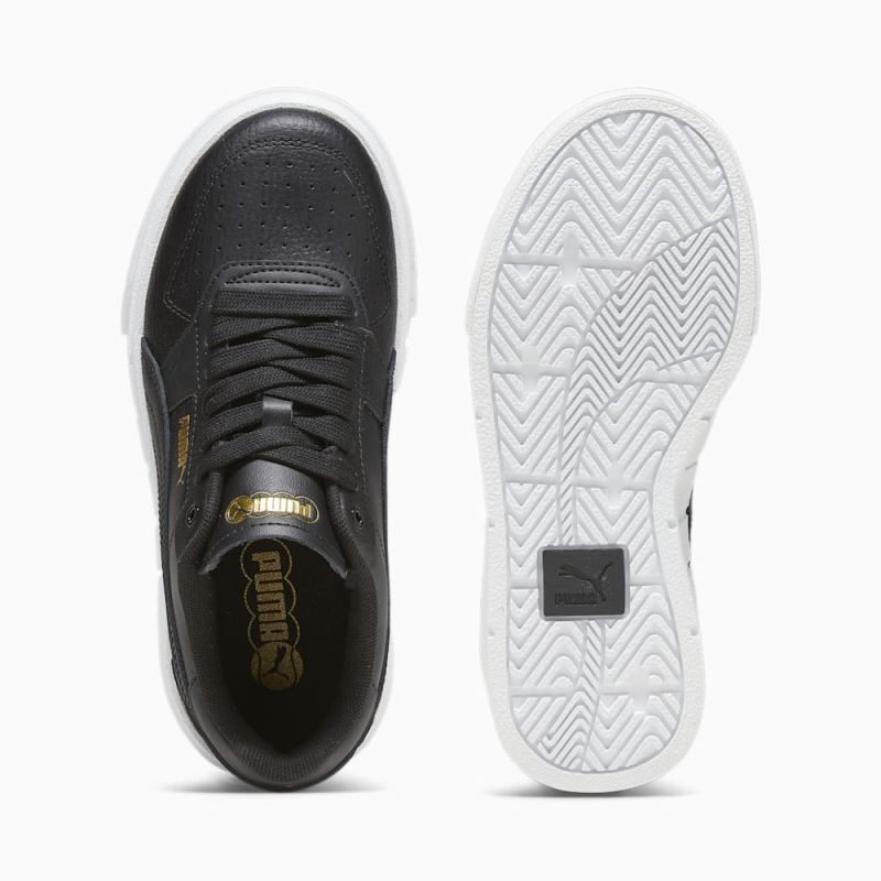 Puma | Girls Puma | Girls Cali Court Big Kids Leather Sneakers - Black-White