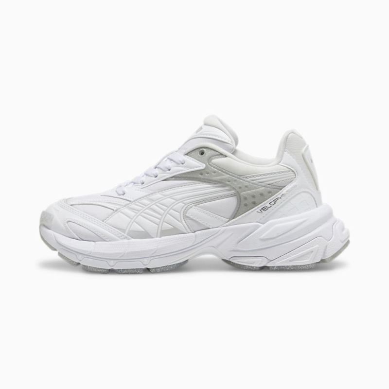 Puma | Women's Velophasis Jelly Glitter Sneakers - White-Silver