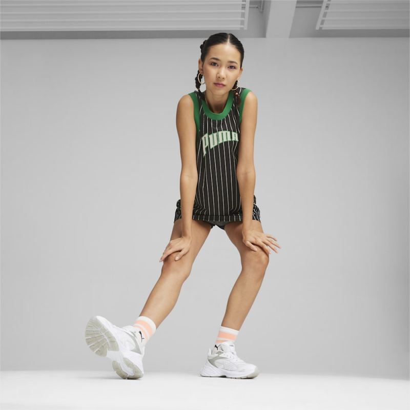 Puma | Women's Velophasis Jelly Glitter Sneakers - White-Silver