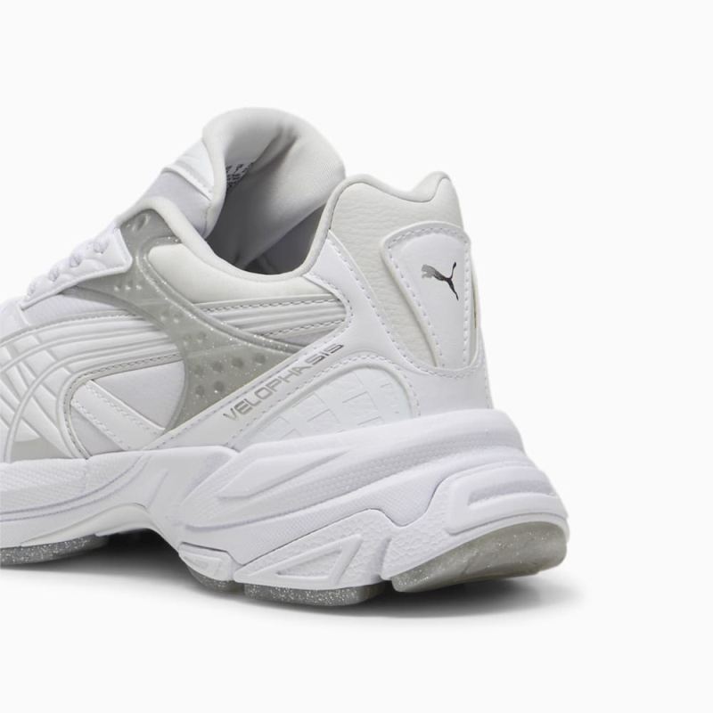 Puma | Women's Velophasis Jelly Glitter Sneakers - White-Silver