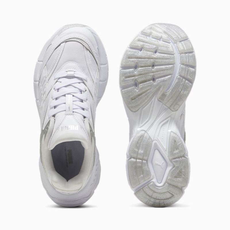 Puma | Women's Velophasis Jelly Glitter Sneakers - White-Silver