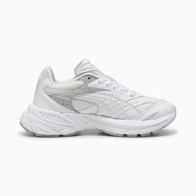 Puma | Women's Velophasis Jelly Glitter Sneakers - White-Silver
