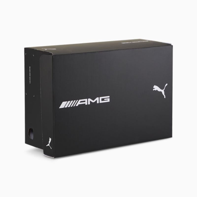 Puma | Men's Mercedes AMG-Petronas F1 Suede Sneakers - Black-Light Mint-White