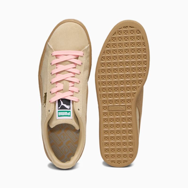 Puma | Men's Suede Hemp Sneakers - Toasted Almond-Toasted-Gold
