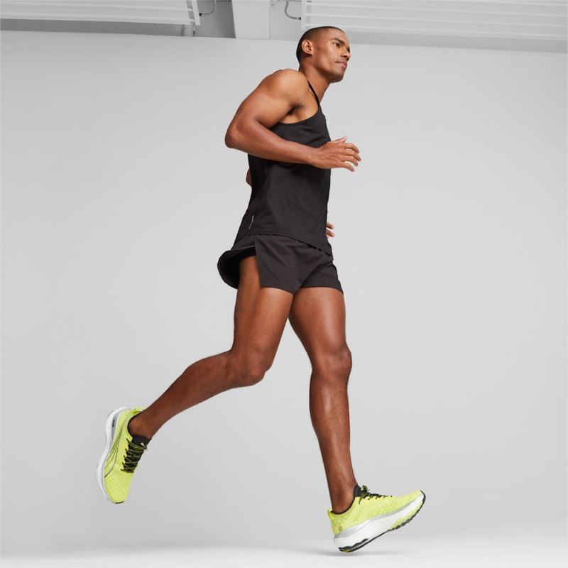 Puma | Men's ForeverRUN NITRO Running Shoes - Yellow Burst-Black-Silver