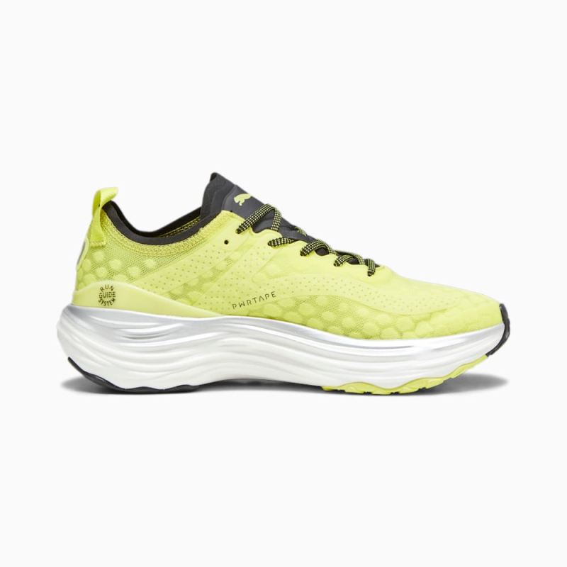 Puma | Men's ForeverRUN NITRO Running Shoes - Yellow Burst-Black-Silver