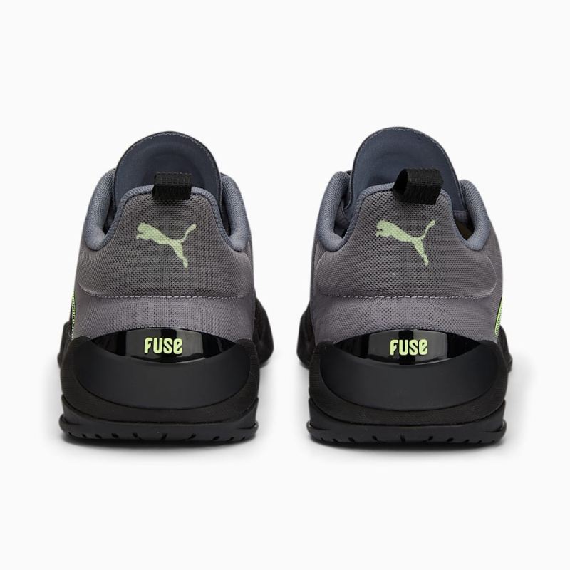 Puma | Men's Fuse 2.0 Training Shoes - Black-Gray Tile-Fast Yellow