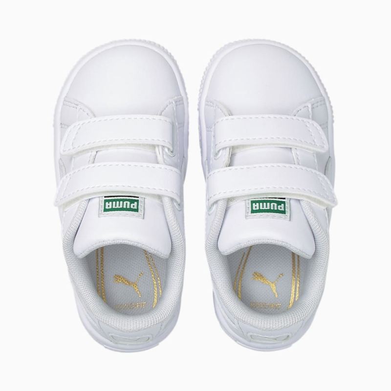 Puma | Girls Basket Classic XXI Toddler Shoes - White-White