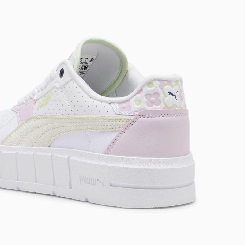Puma | Girls Puma | Girls Cali Court Match Big Kids Sneakers - White-Warm White