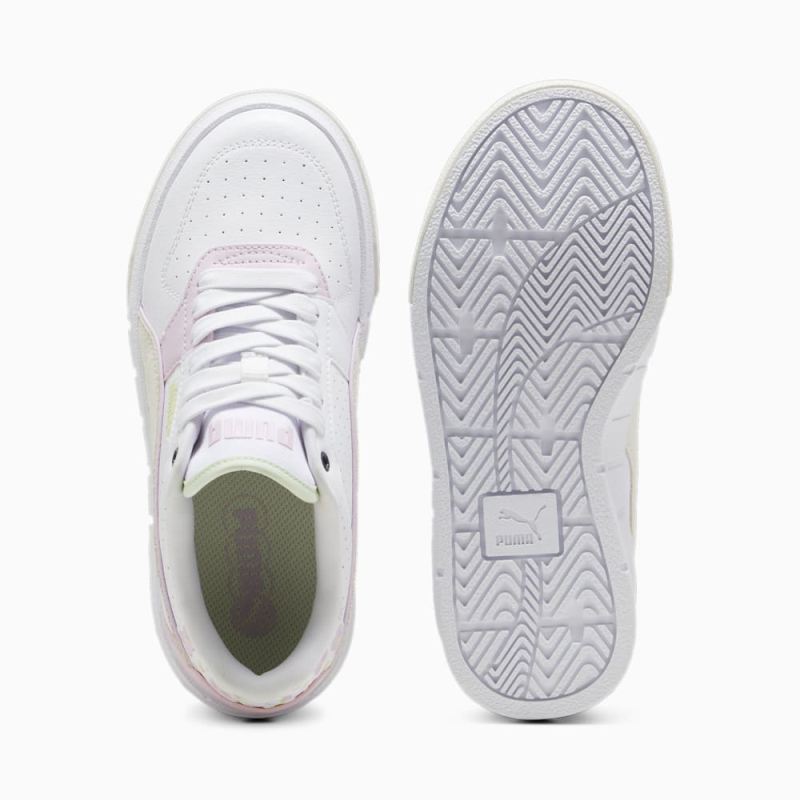 Puma | Girls Puma | Girls Cali Court Match Big Kids Sneakers - White-Warm White