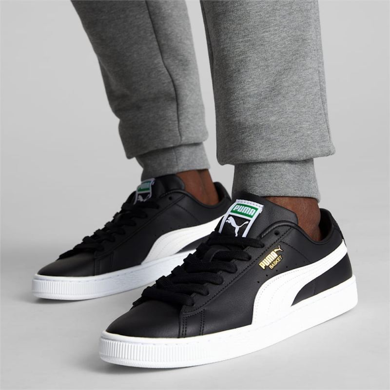 Puma | Men's Basket Classic XXI Sneakers - Black-White
