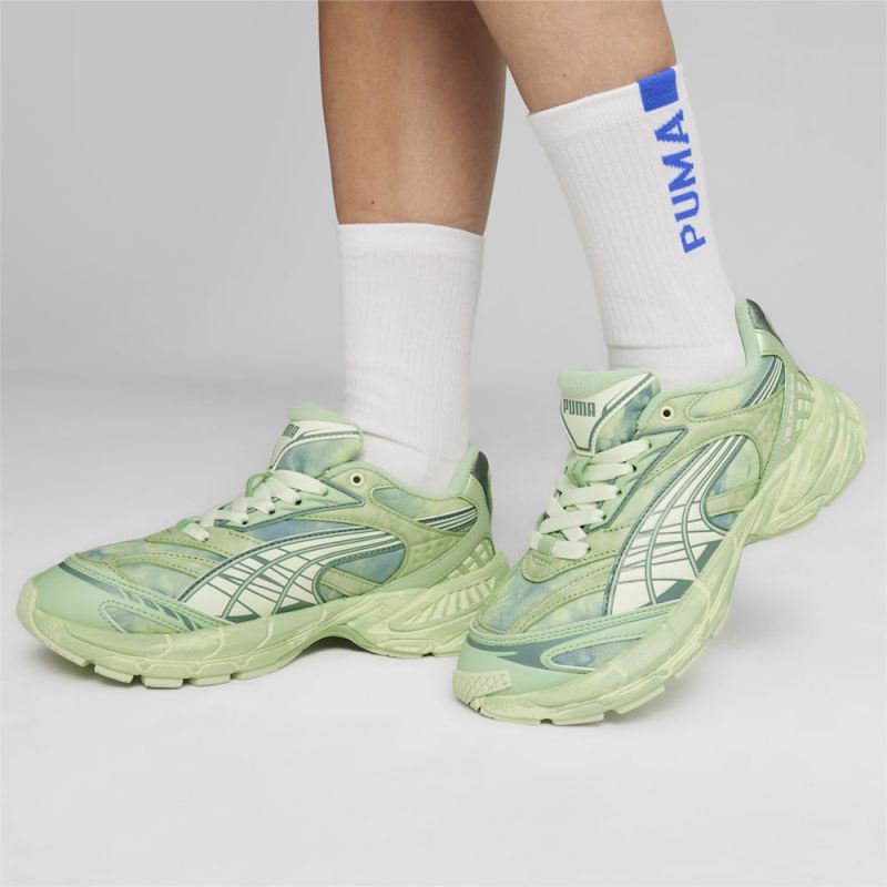 Puma | Women's Velophasis 'Retreat Yourself' Sneakers - Pure Green-Green Illusion