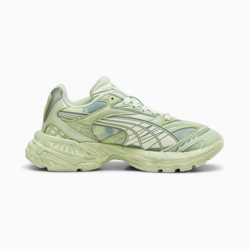 Puma | Women's Velophasis 'Retreat Yourself' Sneakers - Pure Green-Green Illusion