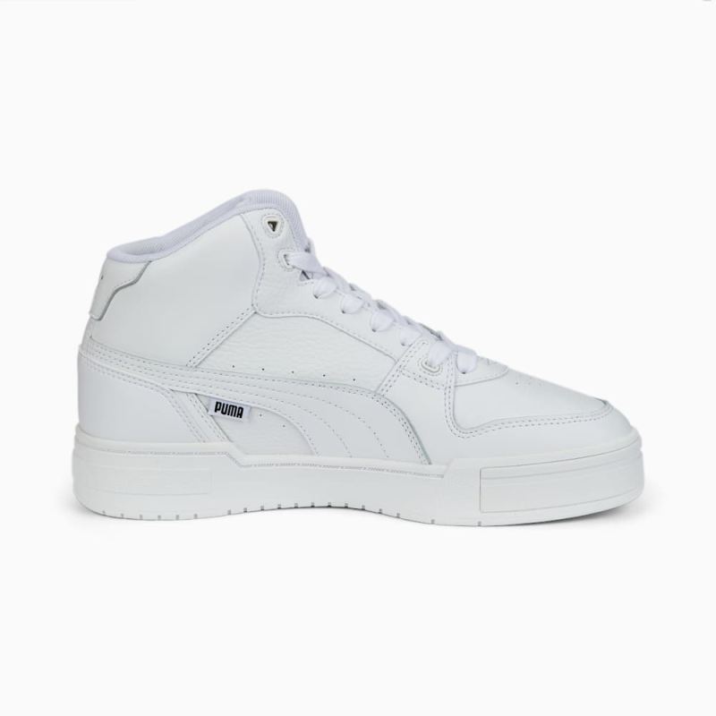 Puma | Women's CA Pro Mid Sneakers - White-Team Gold