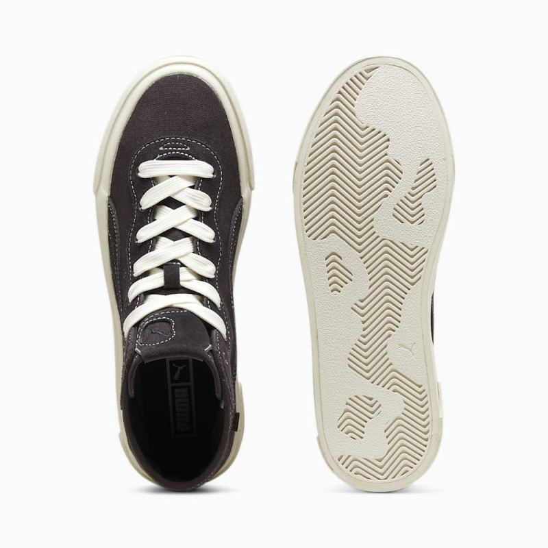 Puma | Men's Capri Royale Mid Boot Sneaker - Flat Dark Gray-Warm White