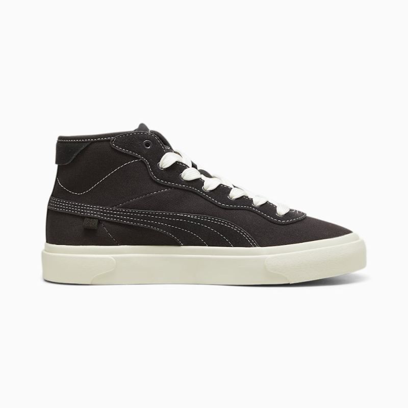 Puma | Men's Capri Royale Mid Boot Sneaker - Flat Dark Gray-Warm White